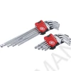 Kép 1/4 - Derékszögű kulcs készlet | Torx T10 - T50 / hosszú gömbfejű imbusz 1,5 - 10 mm | 18 darabos