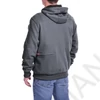 Kép 3/3 - M12HHGREY3-0(XL) Fűthető kapucnis pulóver Szürke
