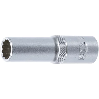 Dugókulcs, tizenkétszögletű, mély | 12,5 mm (1/2") | 13 mm