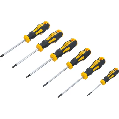 Csavarhúzó készlet | T-profil (Torx) T10 - T30 | 6 darabos