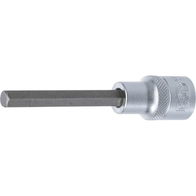 Behajtófej | Hossz 100 mm | 12,5 mm (1/2") | Belső hatszögletű 8 mm