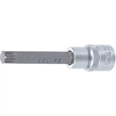 Behajtófej | Hossz 100 mm | 12,5 mm (1/2") | T-profil (Torx) T55