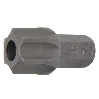 Behajtófej | Külső hatszögletű 10 mm (3/8") | T-profil (Torx) T70 furattal