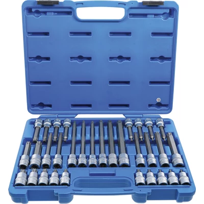 Behajtófej-készlet | 1/2" | TP-profil (Torx Plus) TP20 - TP70 | 32 darabos