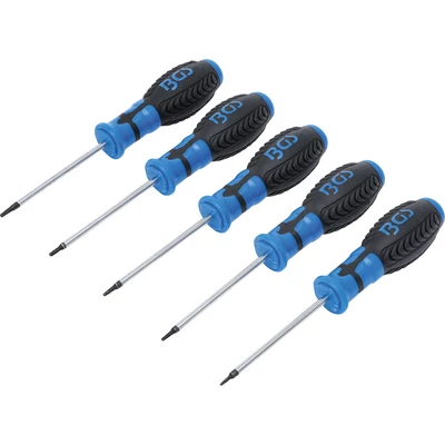 Csavarhúzó készlet | T-profil (Torx) furattal | T6 - T10 | 5 darabos