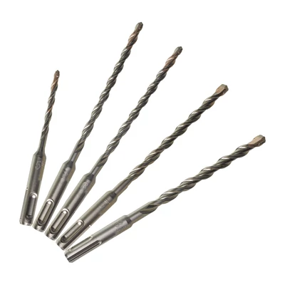 M2 SDS-Plus 2 élű fúrószár Készlet 5 részes (5,5 x110 mm; 5,5 / 6 / 7 / 8 x160 mm)  1 db