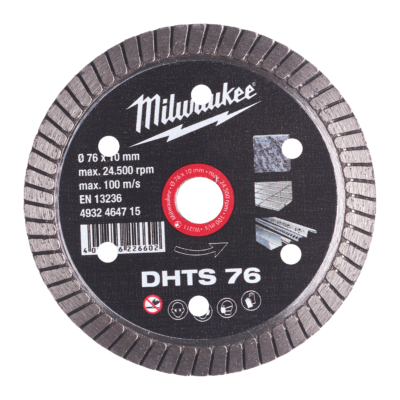DHTS Gyémát vágótárcsa 76 mm  - 1 db