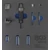 Kiegészítő vezérműlánc szegecselő készlet (BGS 8501) | alkalmas 3 mm-es lánccsaphoz