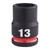 3/8&quot; Gépi Dugókulcs 6 lapú, rövid 13 mm - 1 db