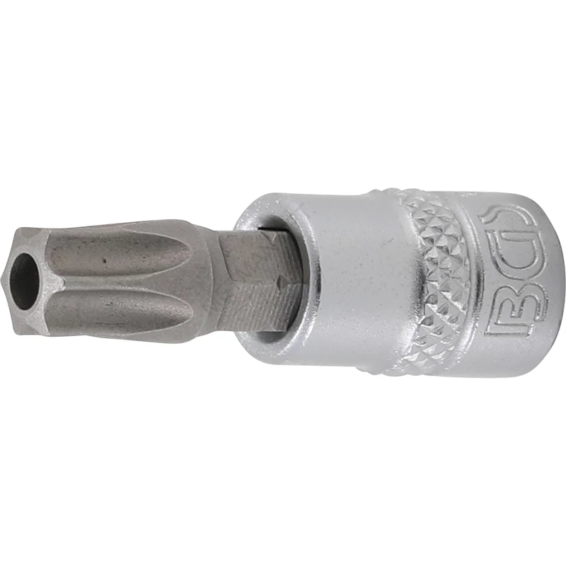 Behajtófej | 6,3 mm (1/4") | T-profil (Torx) T45 furattal