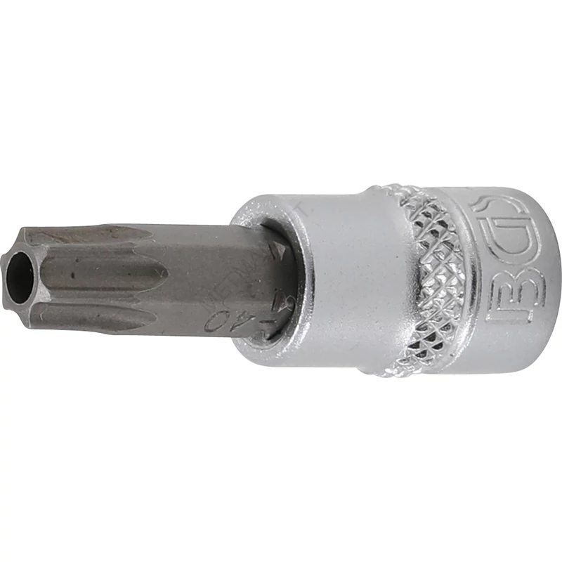Behajtófej | 6,3 mm (1/4") | T-profil (Torx) T40 furattal