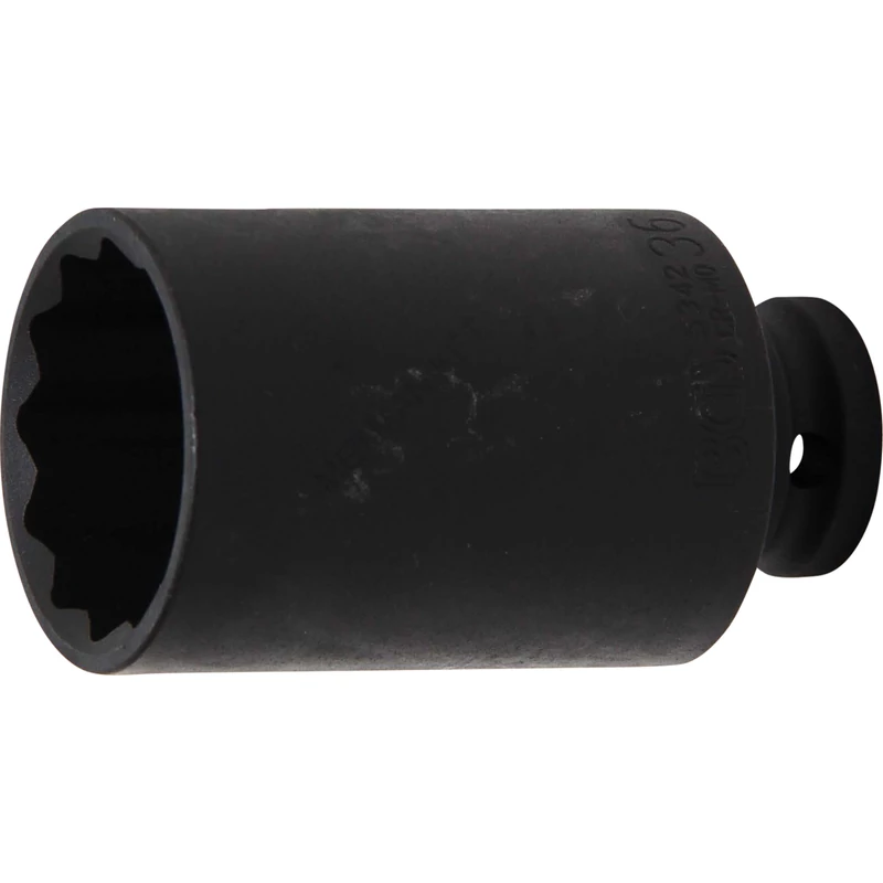 Levegős dugókulcs tizenkétszögletű | 12,5 mm (1/2") | 36 mm