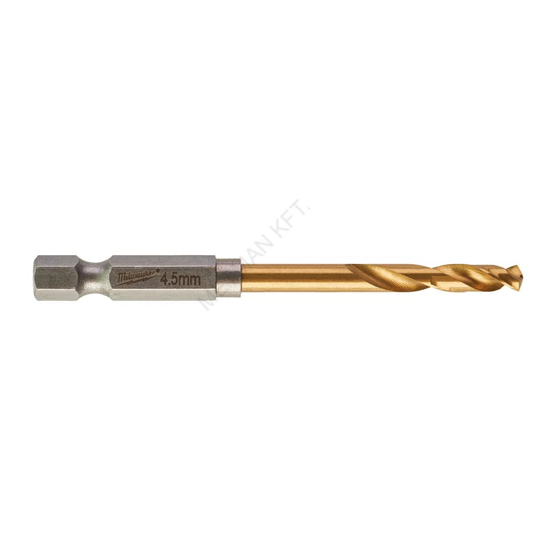 Fémfúró Shockwave HSS-G TiN 4.5 mm 10 db