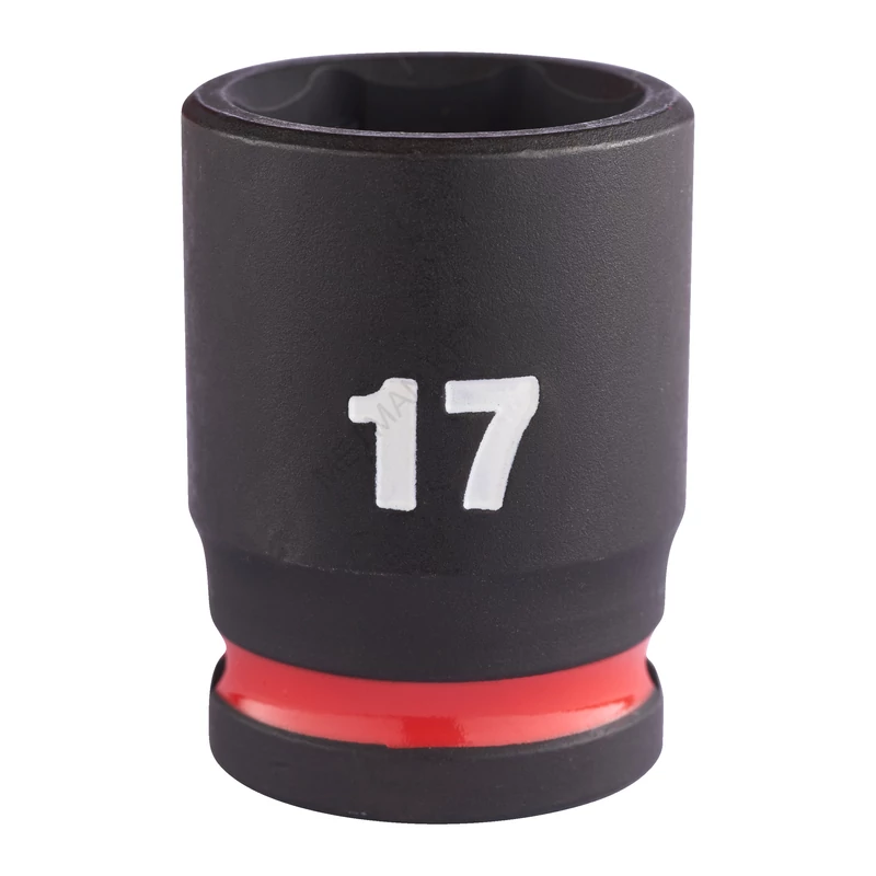3/8" Gépi Dugókulcs 6 lapú, rövid 17 mm - 1 db