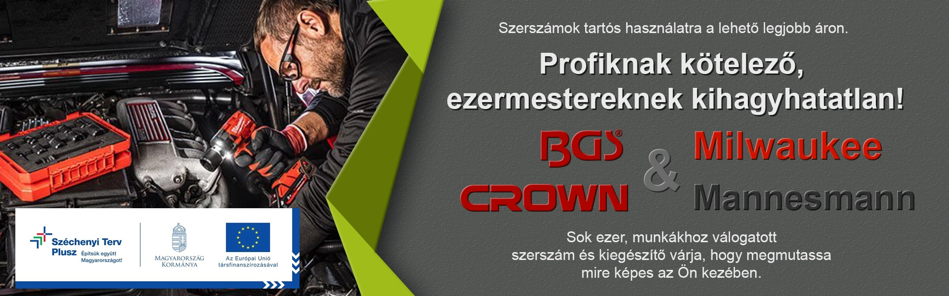 Elektromos és kézi szerszám profiknak és ezermestereknek