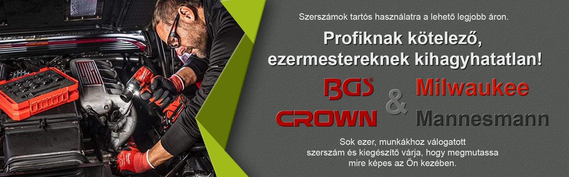 Elektromos és kézi szerszám profiknak és ezermestereknek